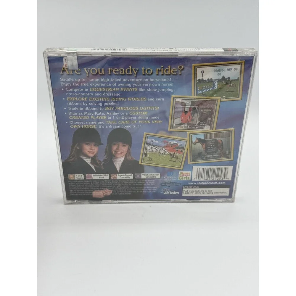 SEALED Mary-Kate And Ashley Winners Circle Sony PlayStation 1 PS1 Game NEW